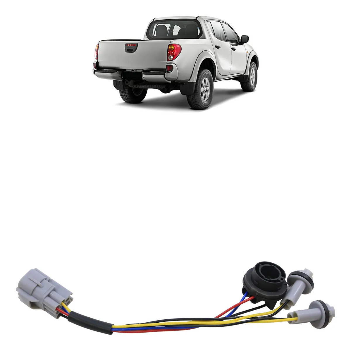 Chicote conector portalámparas L200 2007 2008 A 2015