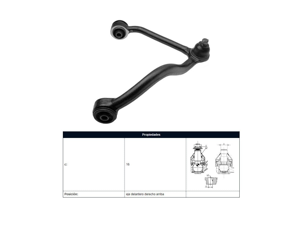 Parilla De Suspension Delantera Kia Sorento 05-25 Der