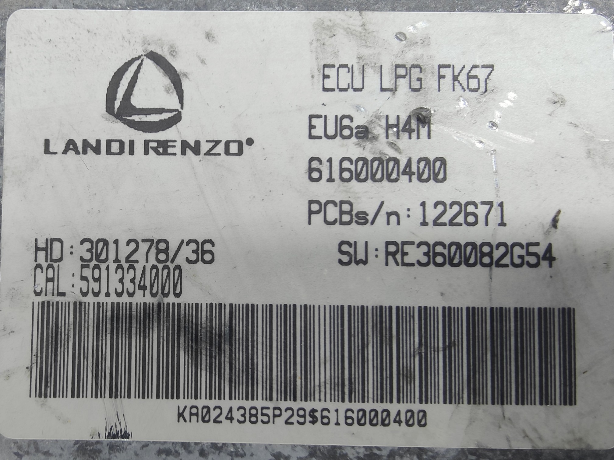 ECU de motor Renault SANDERO 1.6 16V 2019, Ref: 11054-K3C9