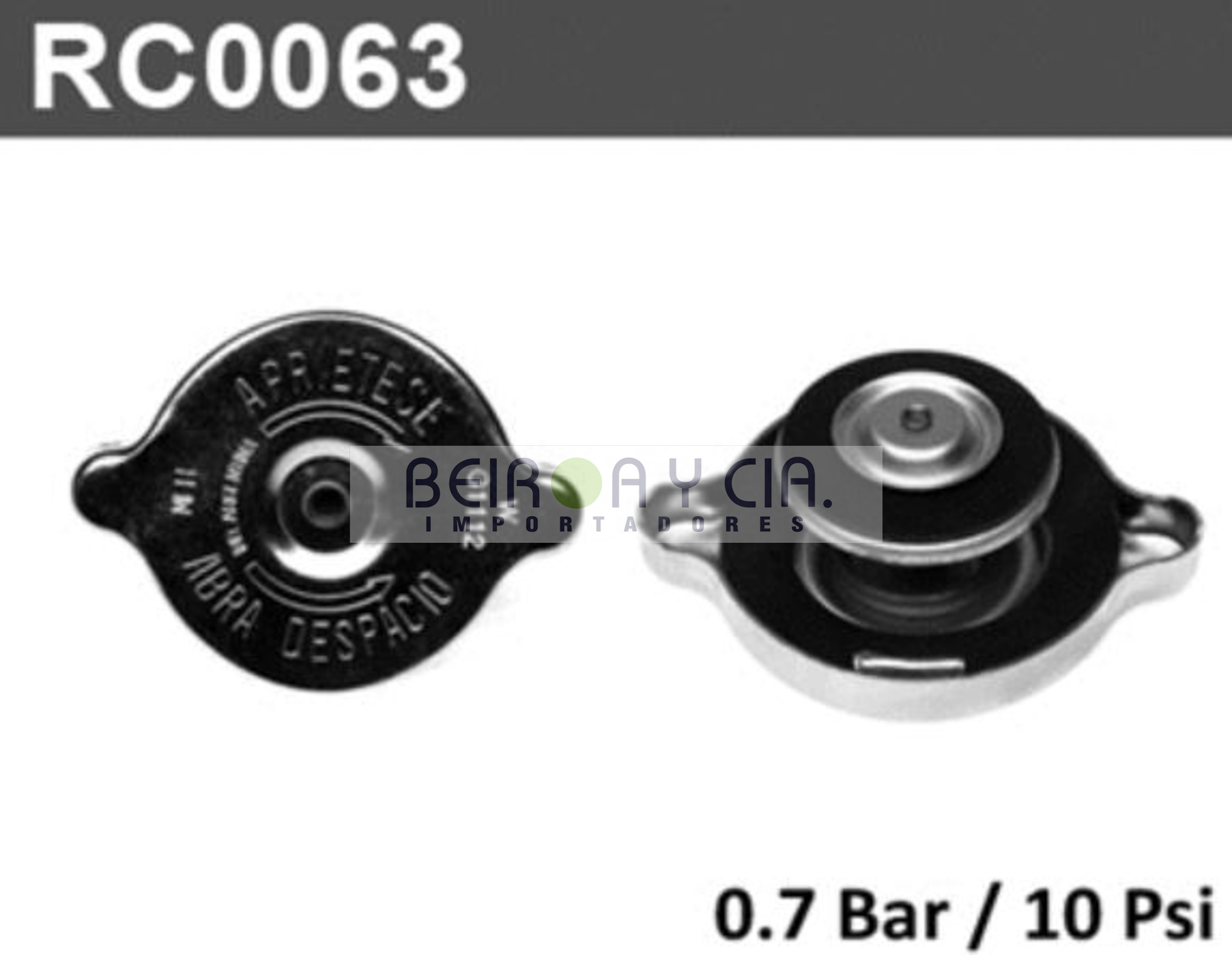 TAPON RAD. RC0063 0.80 KG. 16MM =NAP W