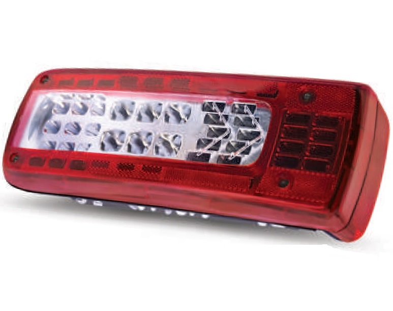FAROL TRA IZQ UNIVERSAL LED 24 VOLTS CON MATRICULA