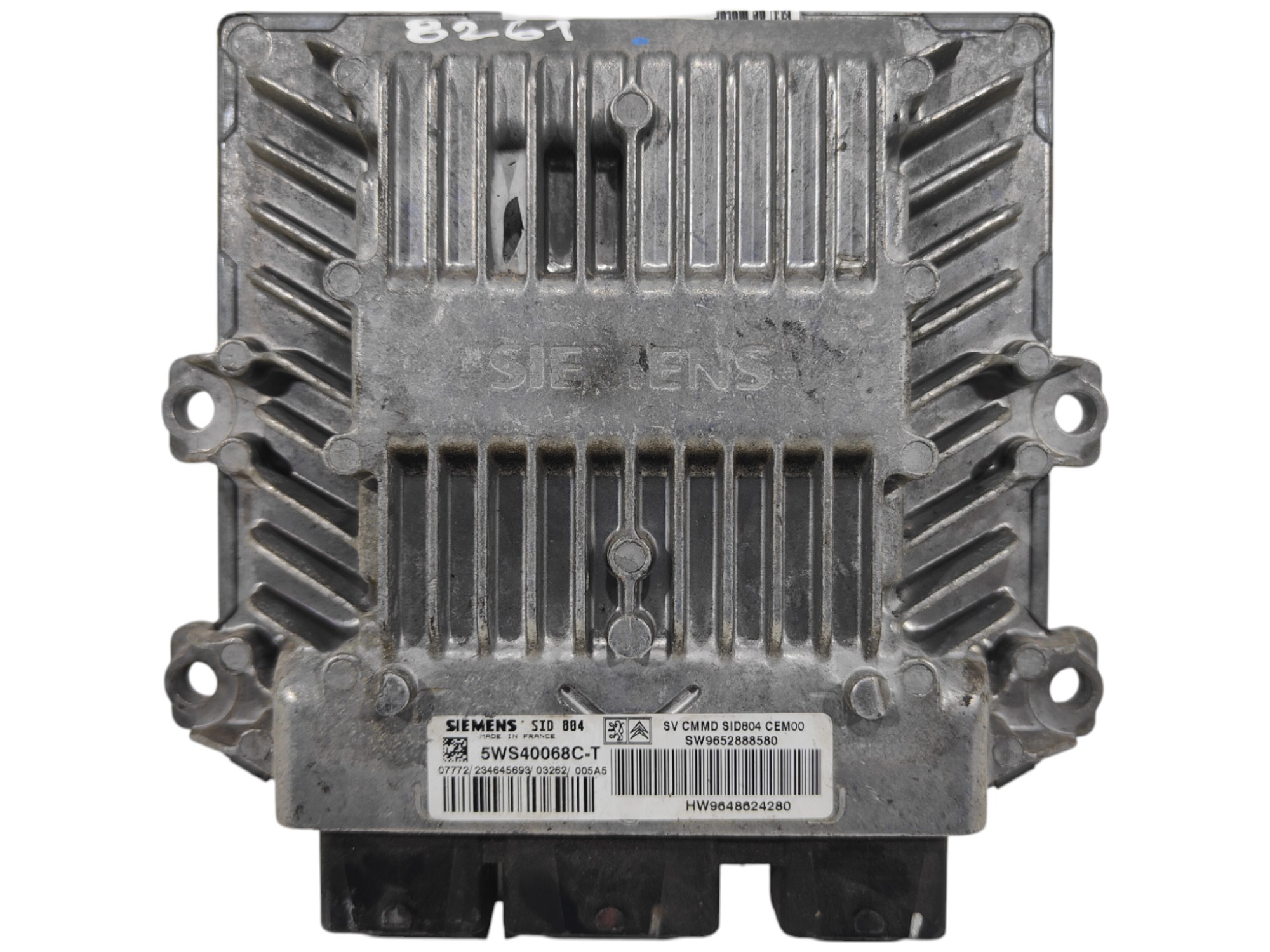ECU de motor Citroen C3 1.4 HDI , Ref: 8261-K3B4