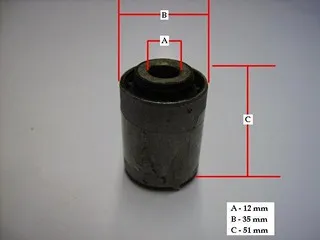 Buje de bastidor inferior