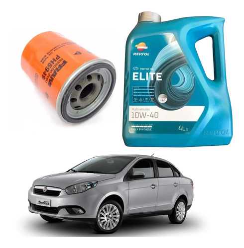 Filtro + Aceite Fiat Grand Siena 1.4 Nafta