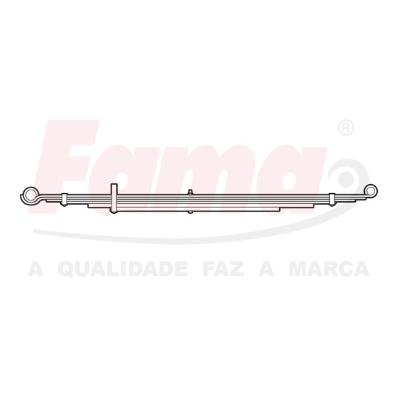 ELASTICO TRASERO TOYOTA HILUX 2007 EN ADELANTE