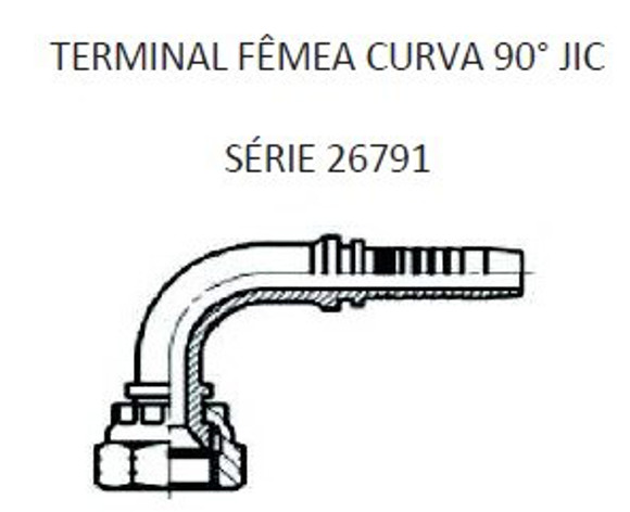 HEMBRA CODO 90° JIC 1.7/8" UN X 12F 20 MANG.1.1/4"
