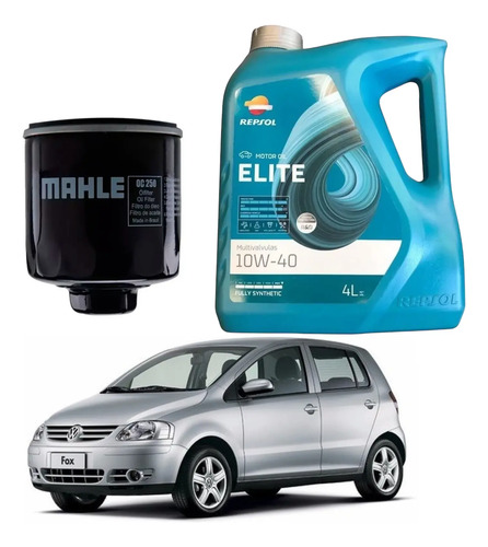 Filtro + Aceite Volkswagen Fox 1.6 Nafta