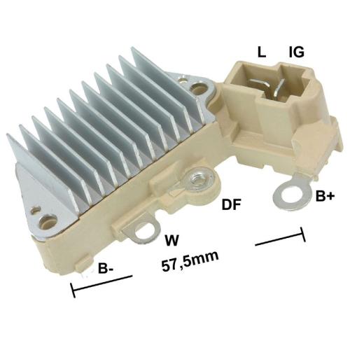 REGULADOR VOLTAJE ALT. SUZUKI MARUTTI CON NIPPON DENSO Nippondenso 126000-0600  126000-0760  126000-