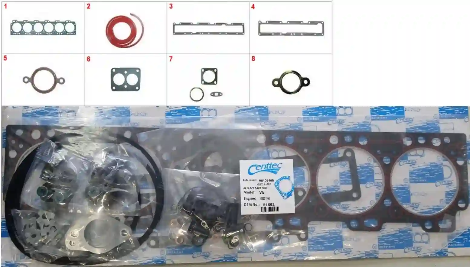 JUNTAS SUPERIOR CUMMINS 6CT 8.3
