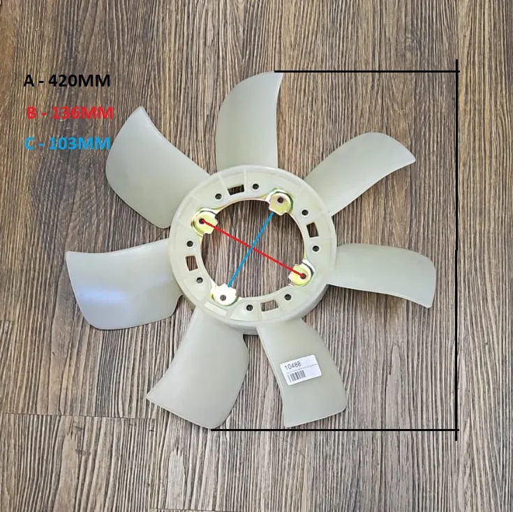 PALETA VENTILADOR TOYOTA 2L (ADAPTAR)