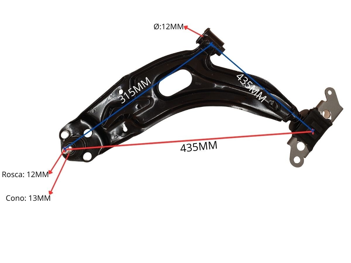 Parilla De Suspension Delantera Fiat Siena/Palio 97-06 Izq