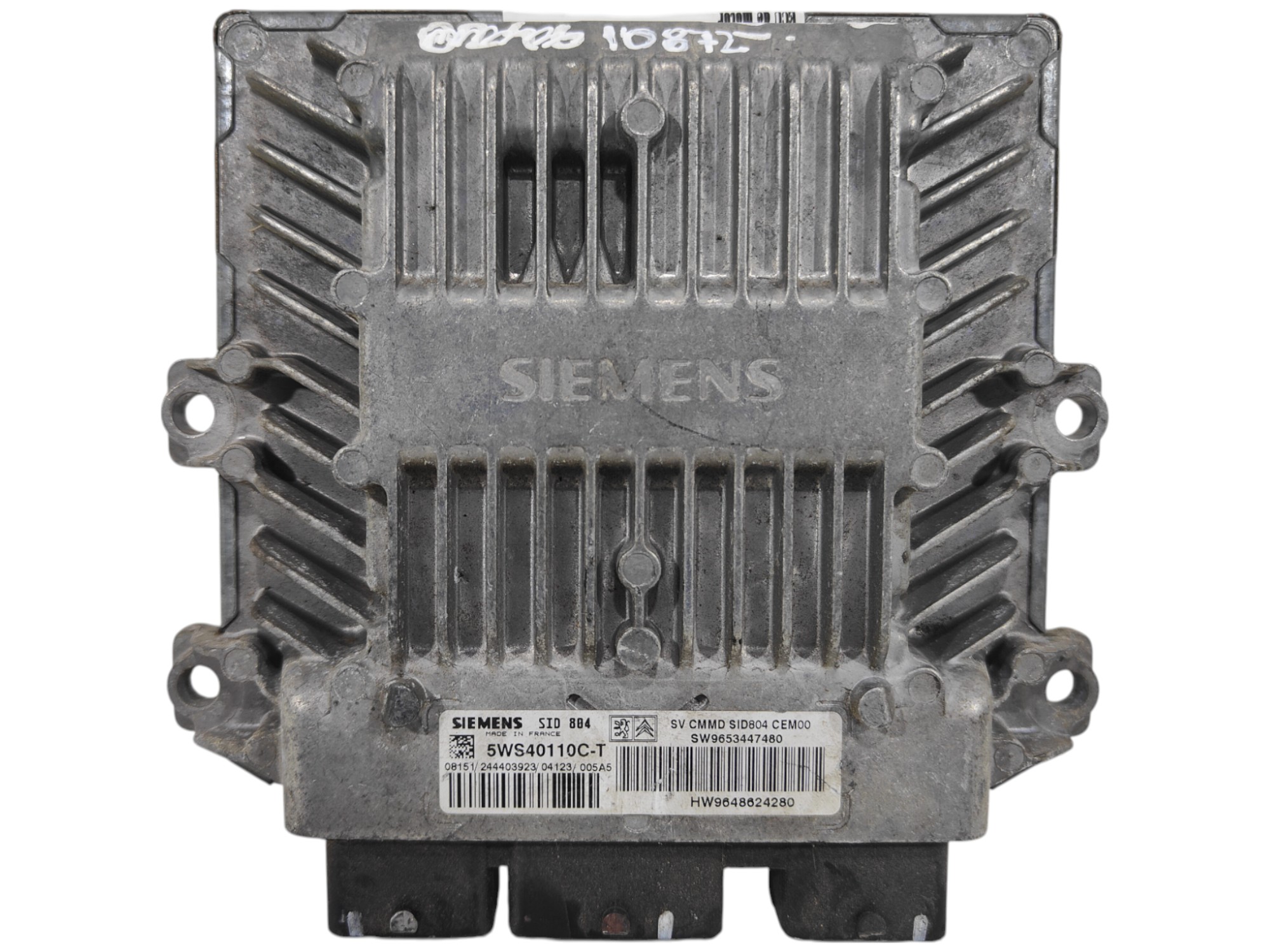 ECU de motor Citroen C3 1.4 HDI , Ref: 10872-K3B4