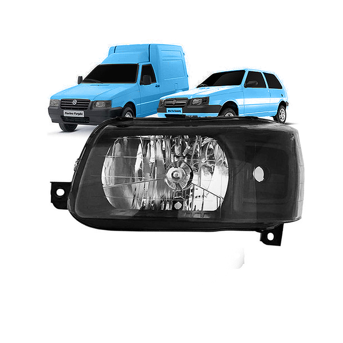 Faro delantero izquierdo Fiat Uno