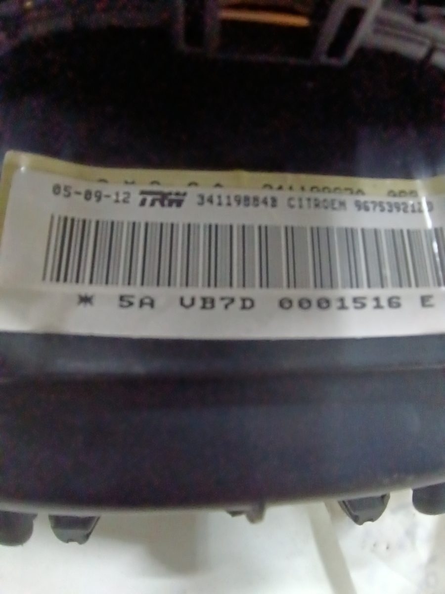 Airbag Delantero Conductor Citroën C-elysée desde 2012 Exclusive 34119884B