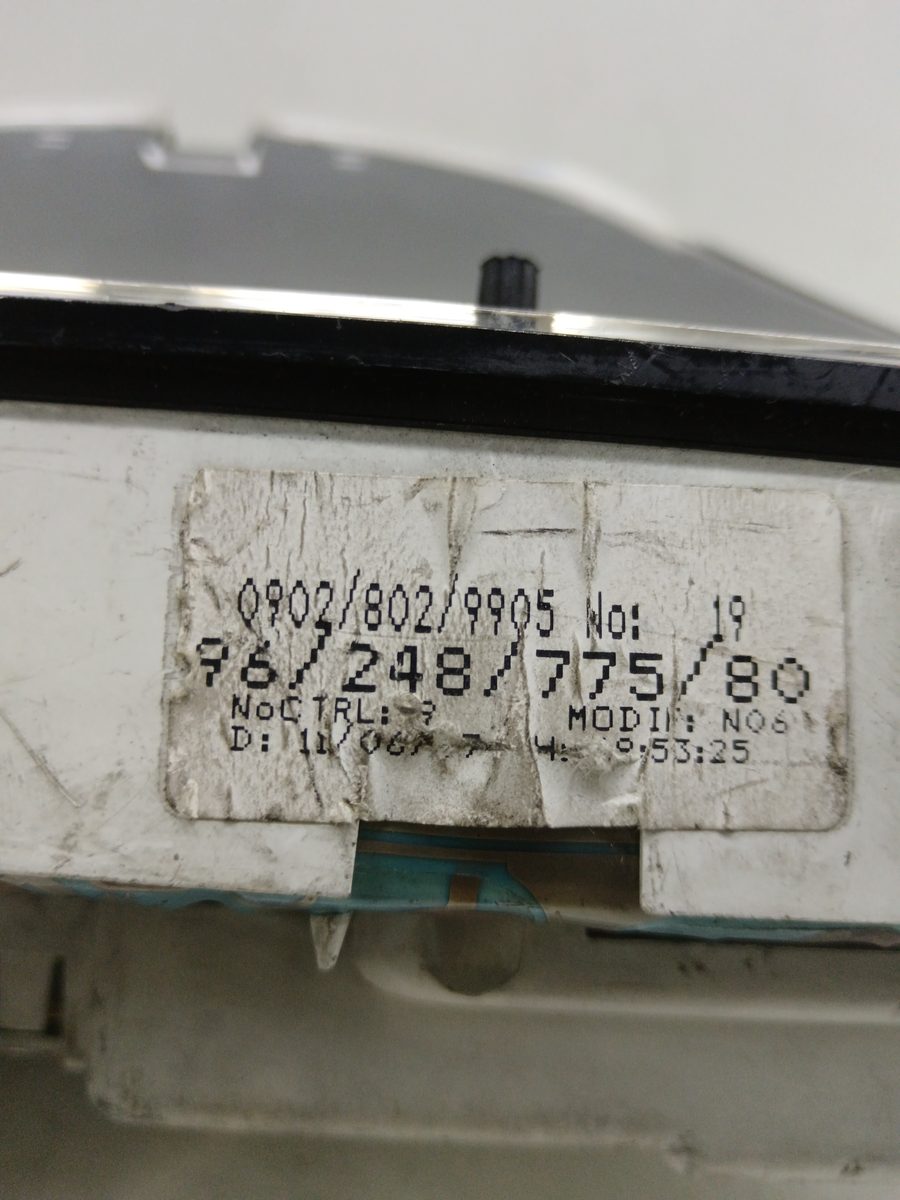 Tablero de Instrumentos Citroën Saxo 1996-2000 1.5 Diesel CAT (VJY. VJZ / TUD5) 9624877580