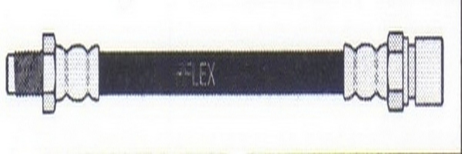 Manguera de freno flexible delantera