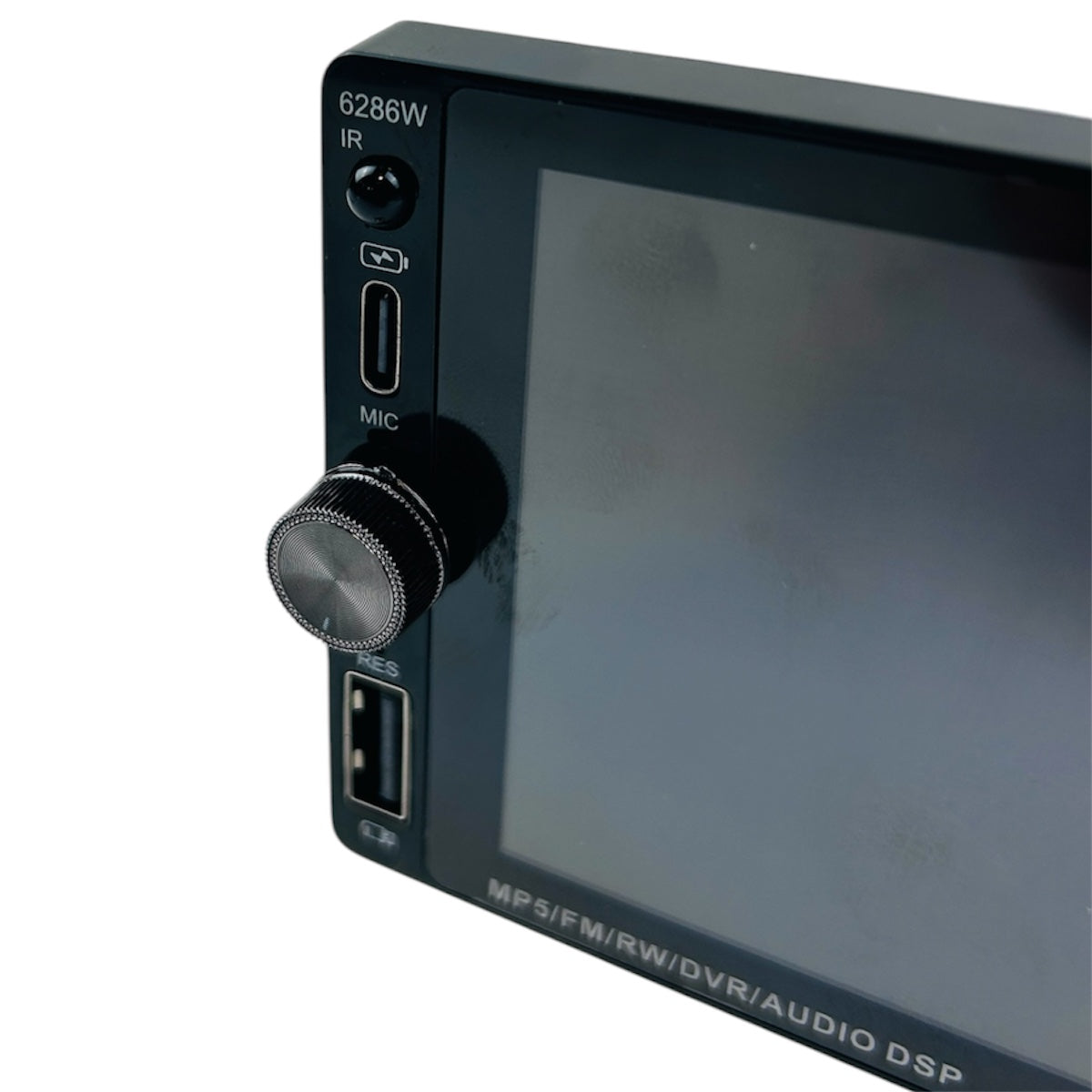 Radio de audio para automóvil 1 DIN con pantalla táctil HD de 6.9 pulgadas