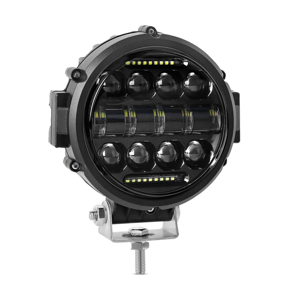 SEMIOPTICAS - 7 " REDONDA 39 LEDS 12/24V JEEP/MOTO