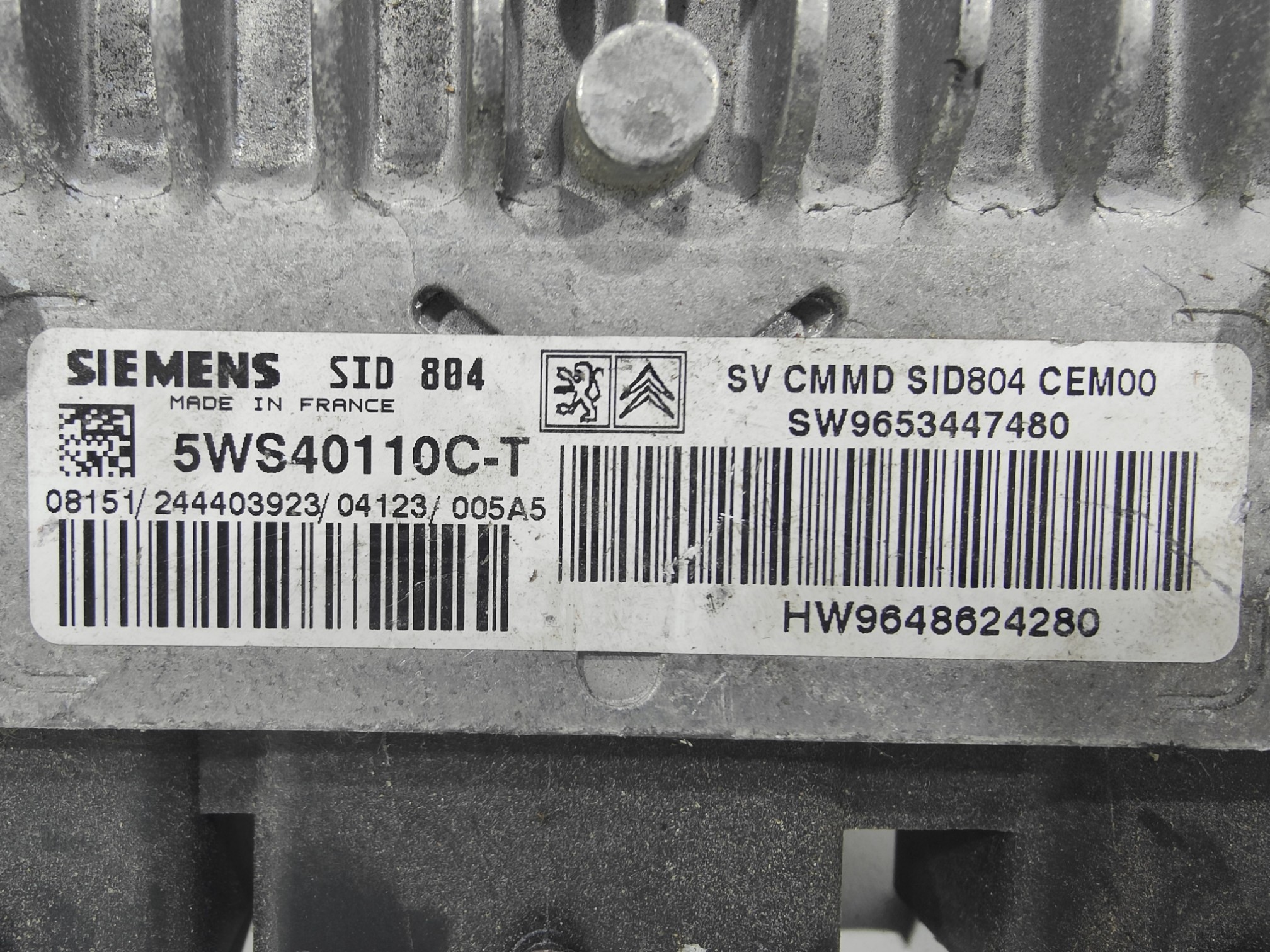 ECU de motor Citroen C3 1.4 HDI , Ref: 10872-K3B4