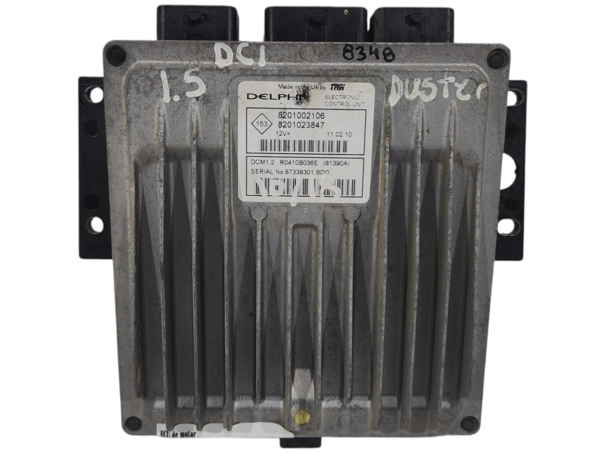ECU de motor Renault SANDERO 1.5 DCI , Ref: 8348-K3B5