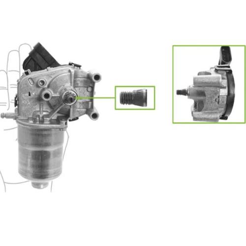 MOTOR LIMPIA PARABRISAS FIAT UNO 2014... FIORINO 2014...SIN VARILLAJE 4 PINS FORD ECOSPORT 2.0
