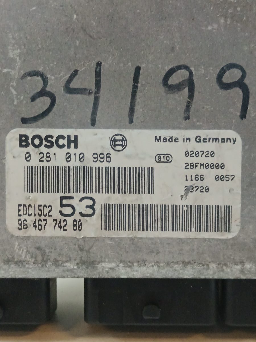 Centralita Motor Uce Citroën Xsara Picasso 1999-2011 2.0 HDi Exclusive Plus 0281010996