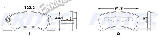 Pastillas de freno delanteras