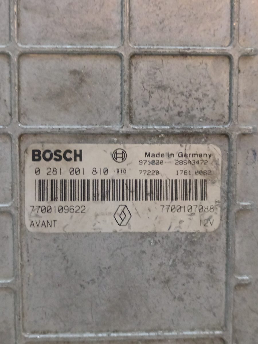 Centralita Motor Uce Renault Megane I Berlina Hatchback (BA0) 1995-1999 7700109622