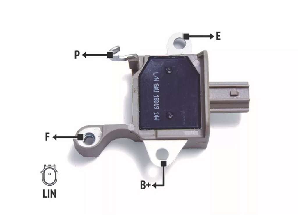 Regulador de alternador con sistema LIN