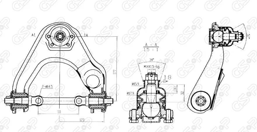 BASTIDOR SUP DER NISSAN D21 91 GSP