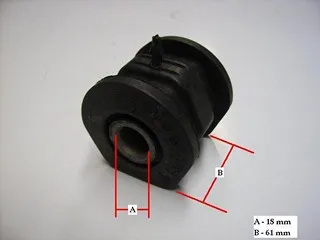 BUJE BASTIDOR INF HONDA CRV 96 (GOMA) GSP