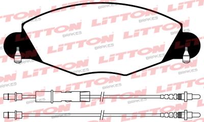 PASTILLAS FRENO DELANTERAS CITROEN C5 SISTEMA BENDIX ARGENTINAS [LITTON]