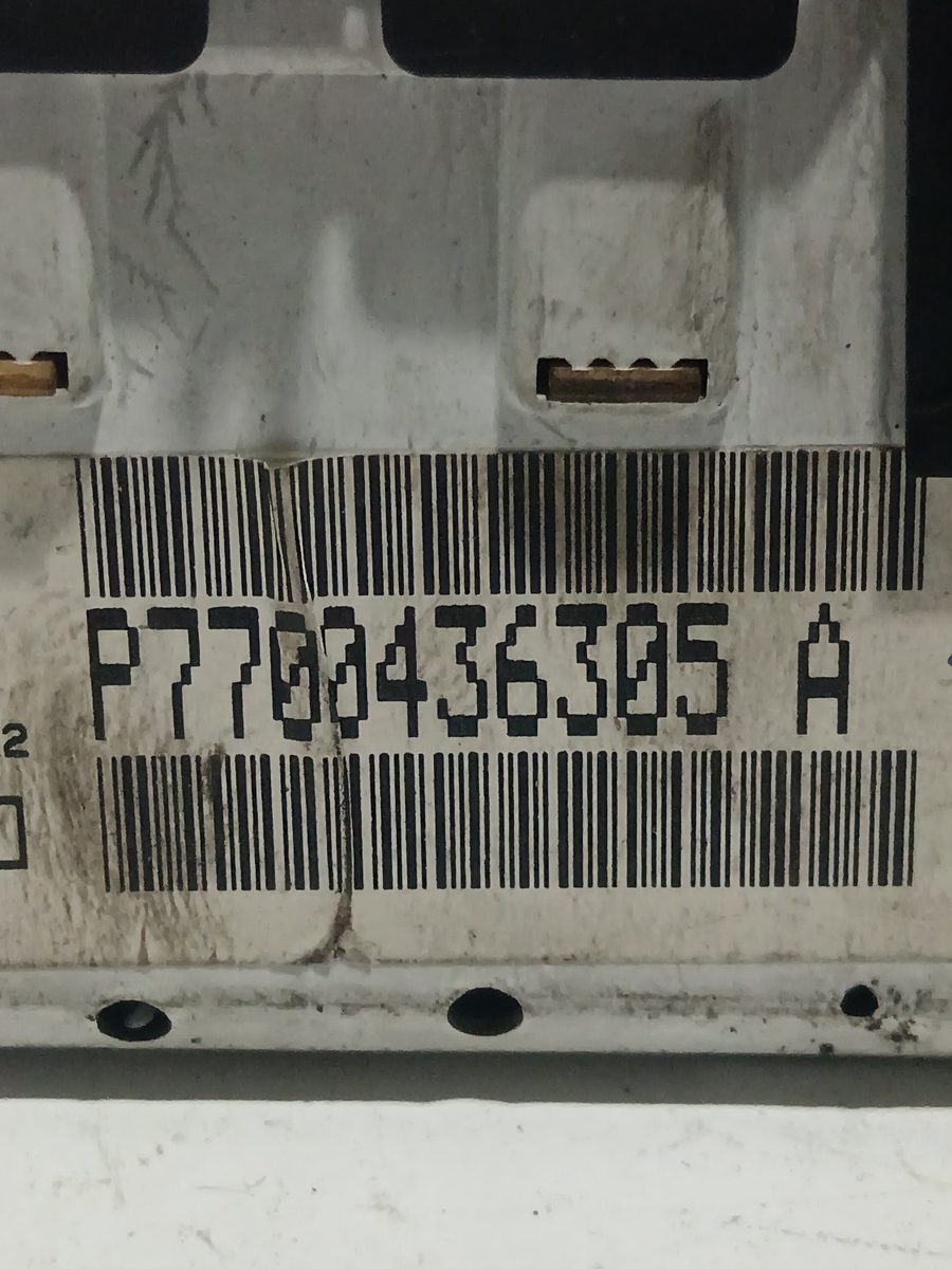 Reloj Digital Renault Kangoo (F/KC0) 1997-2005 Authentique 7370