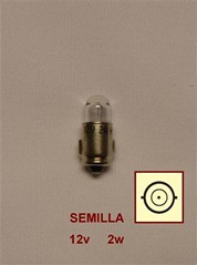 LAMPARA 12V 2W SEMILLA P/PAREJAS (TRIFA)