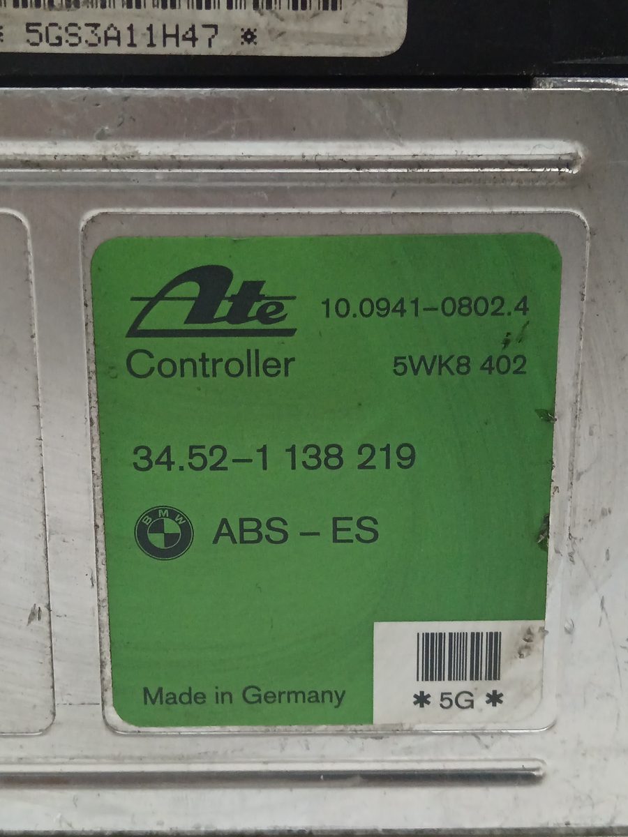 Centralita Abs BMW Serie 3 Berlina (E36) 1990-1998 318i 1.8L 103kW 34521138219