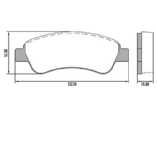 JGO. PASTILLAS FRENO PEUGEOT CITROEN CELYSEE (4=) 208 2020...307 1.6 1.6 16V 2.0 2.0SIST.BOSCH 02..