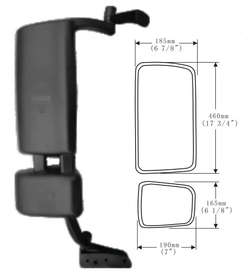 Espejo retrovisor exterior derecho