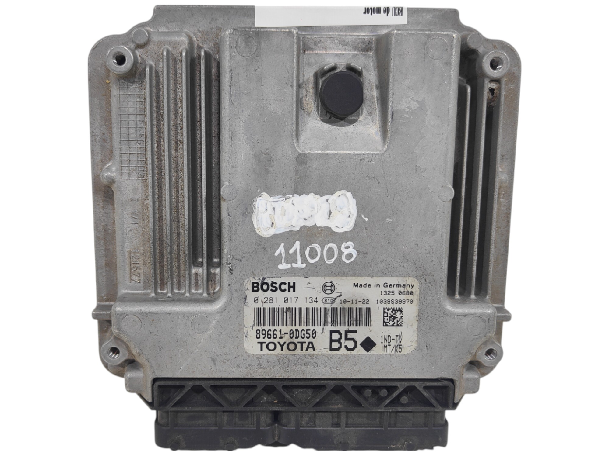 ECU de motor Toyota YARIS II 1.4 D4D 90HP 2010, Ref: 11008-K3C12