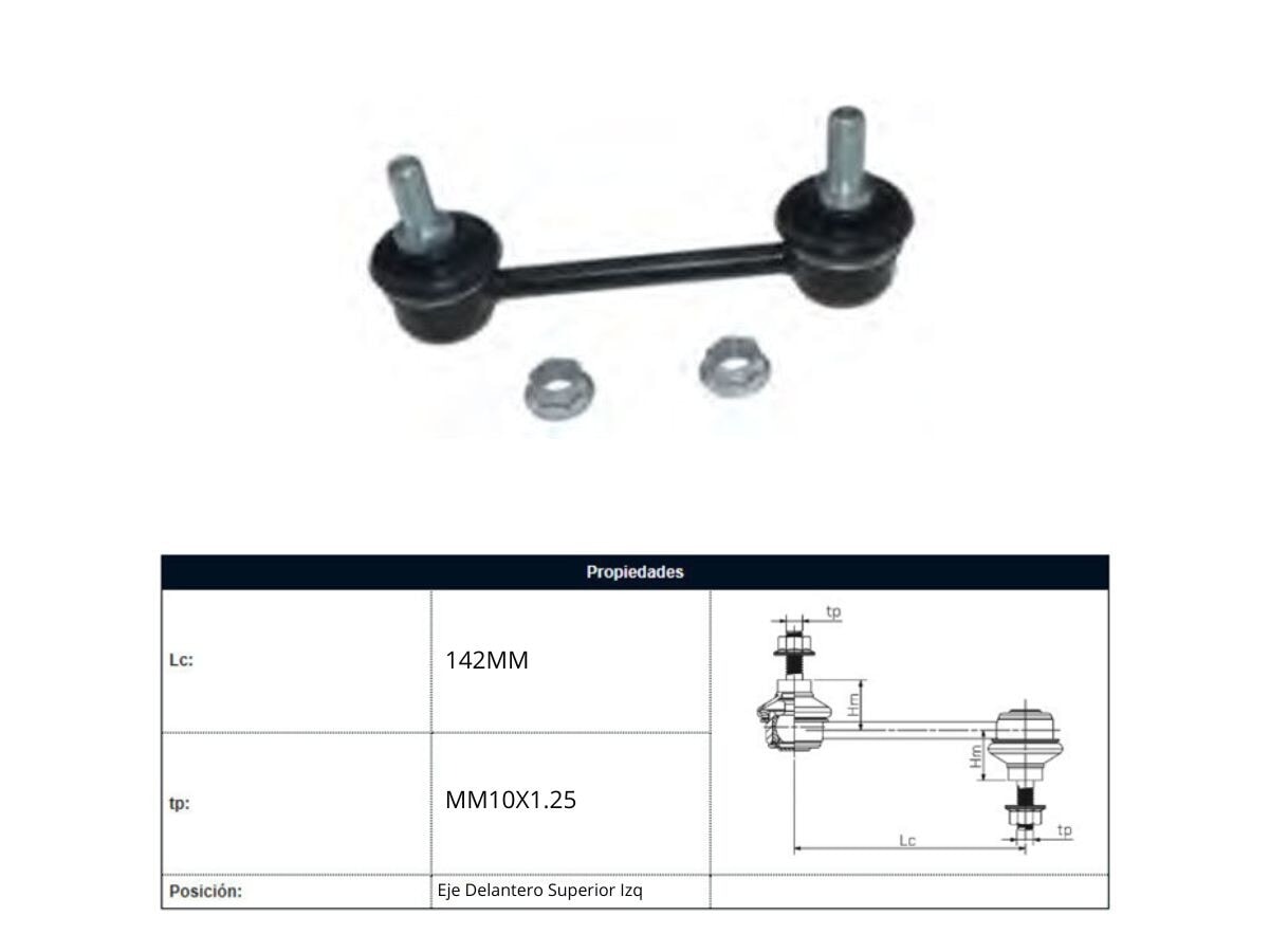 Bieleta GWM Wingle 3/5/6/7-Haval H5 08-25 Der/Izq