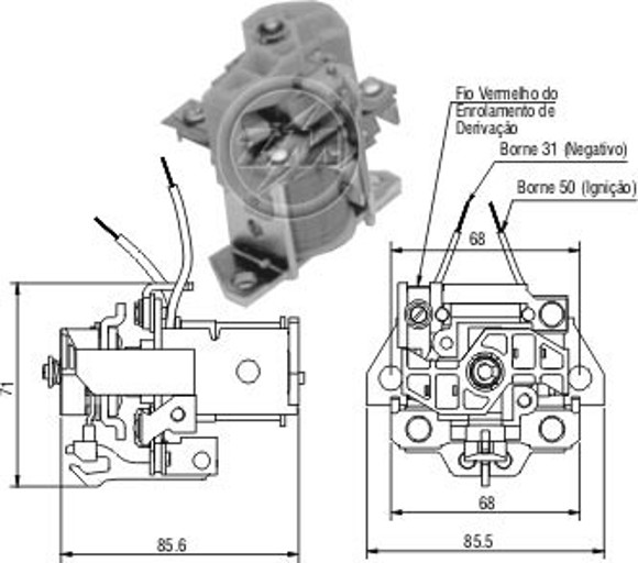 AUT ARRANQUE CUMMINS 855/SCANIA/VOLVO