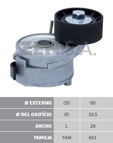 TENSOR CORREA ALTERNADOR PEUGEOT 206/207/307/PARTNER