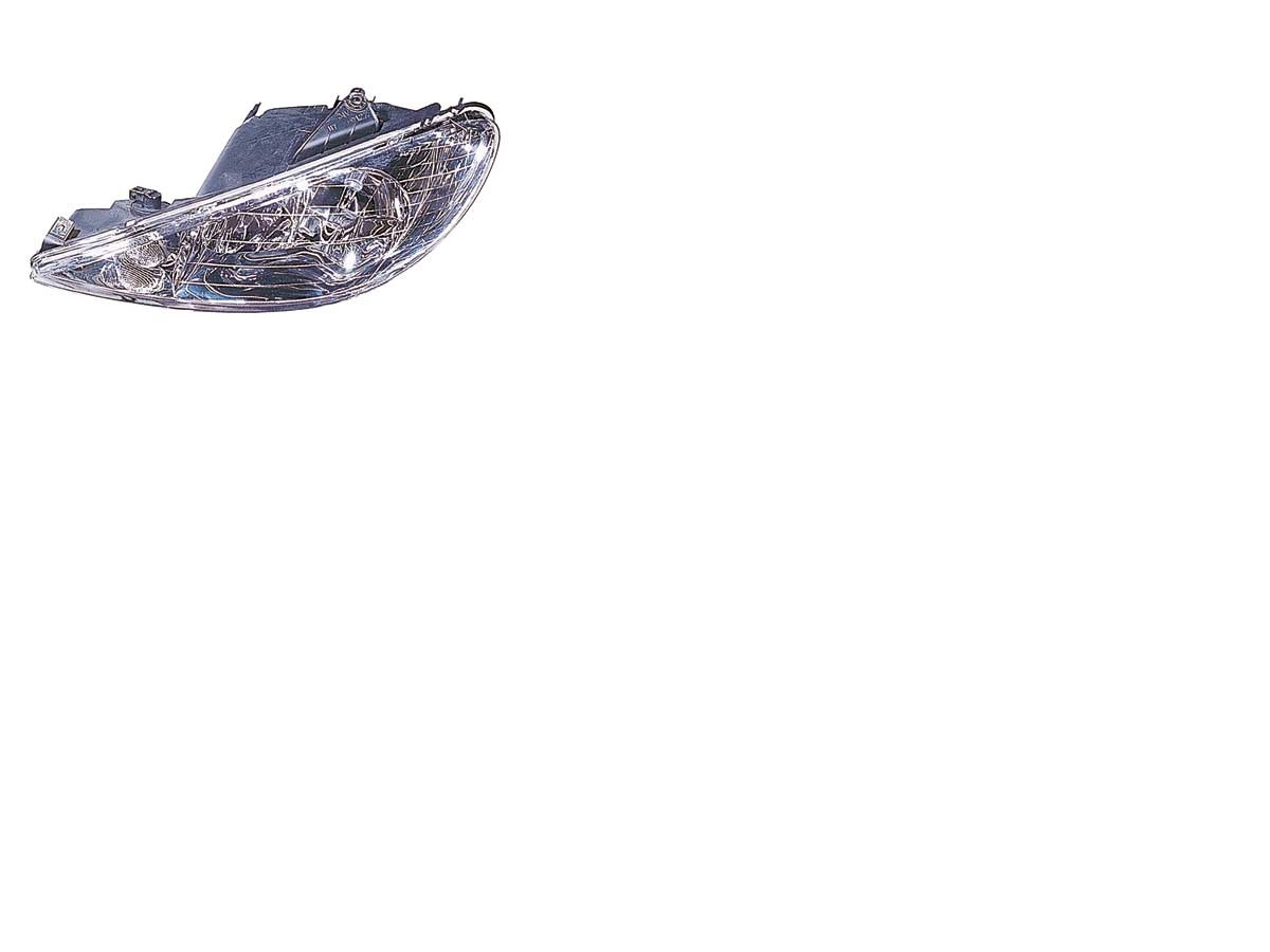 SEMIOPTICA PEUGEOT 206 DERECHA ALTA GAMA VALEO [VALEO]
