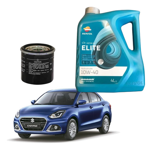 Filtro + Aceite Suzuki Dzire 1.2 Nafta