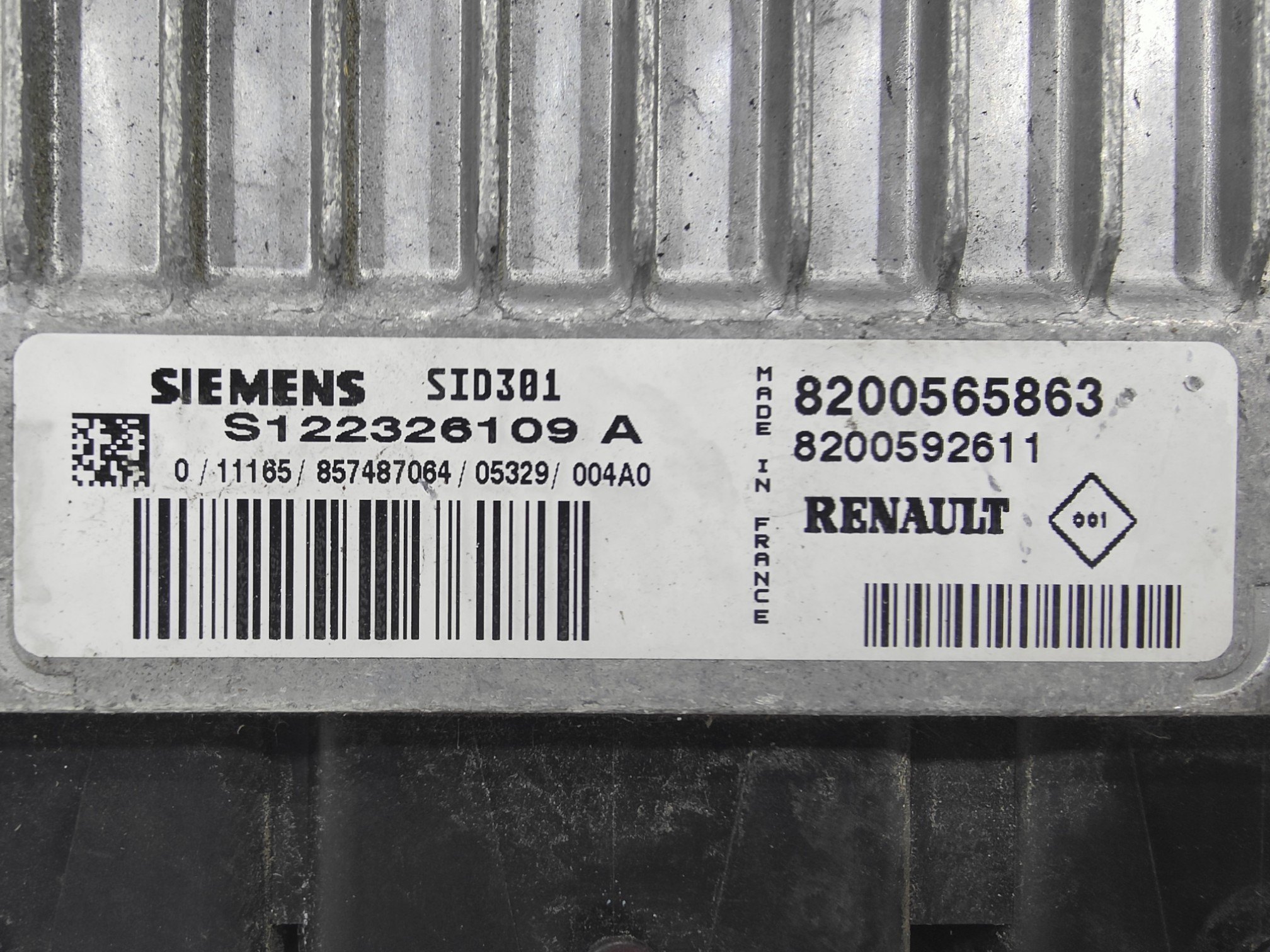 ECU de motor Renault MEGANE II 1.5 DCI 105CV , Ref: 8254-K3B4