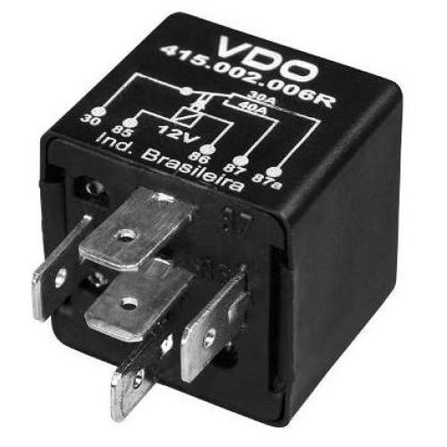 MINI RELAY 12V 30A/40A 5 TERMINALES VDO 160000000034