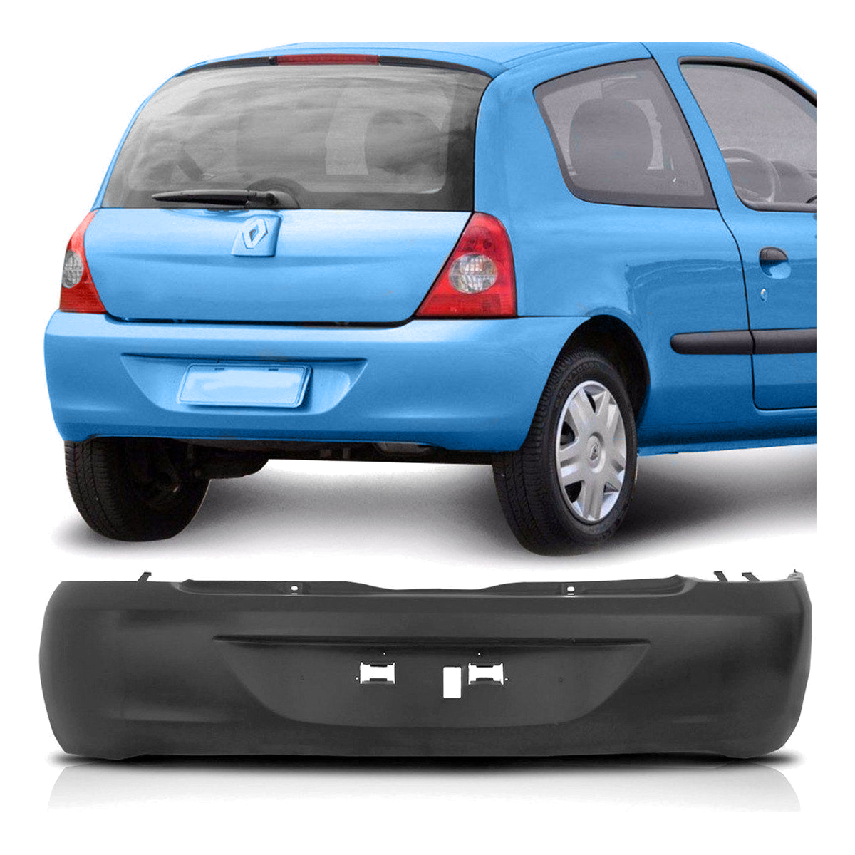 Paragolpe Trasero Renault Clio 2006  2012