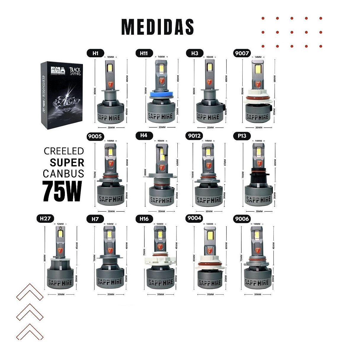Lámpara LED H11