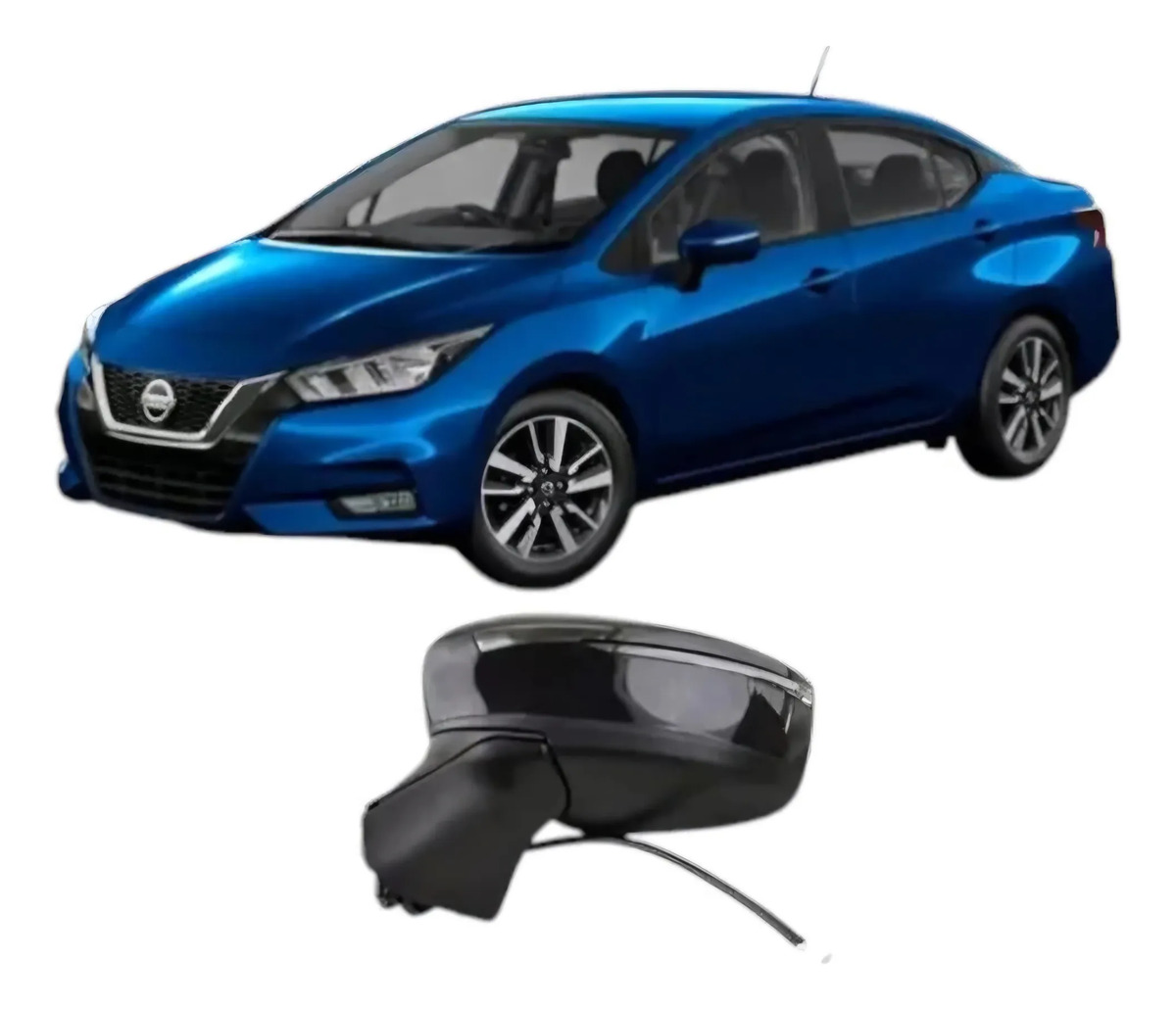 Espejo Nissan Versa 2020 A 2025 Izquierdo C/señalero