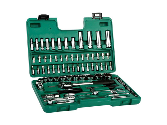 JUEGO DE 86 DADOS DE 1/4" Y 1/2"