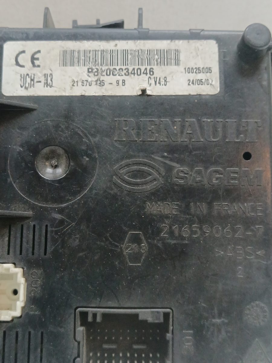 Modulo Uch Renault Clio I Fase I+II (B/C57) 1991-1998 1.2 Alize 1.2L 43kW 216590627